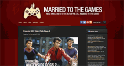 Desktop Screenshot of marriedtothegames.com