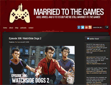 Tablet Screenshot of marriedtothegames.com